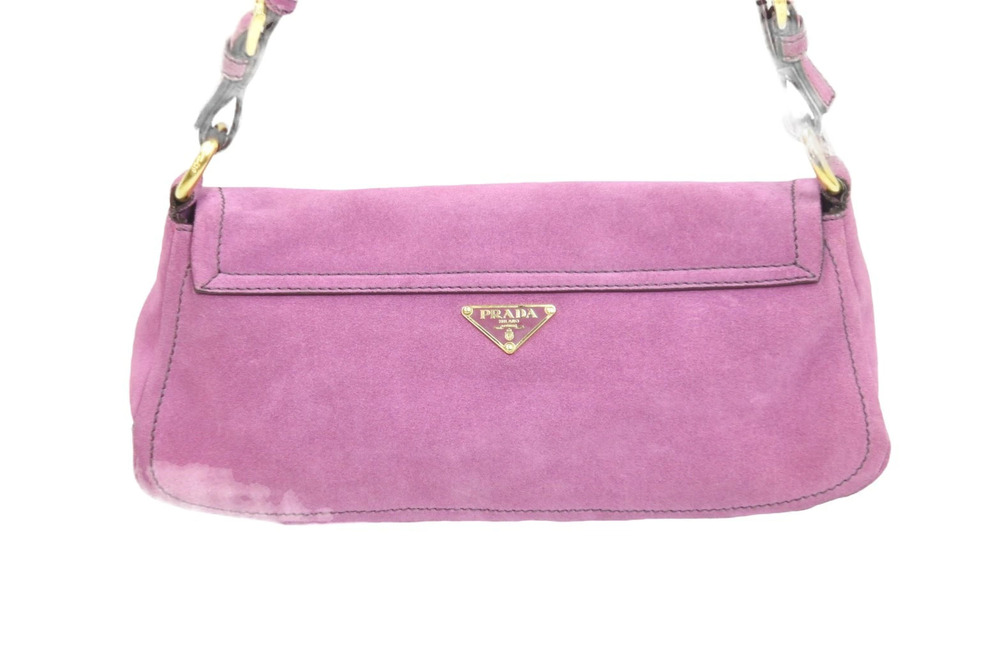 Prada Handbag Hobo bag purple suede - Picture 3 of 7
